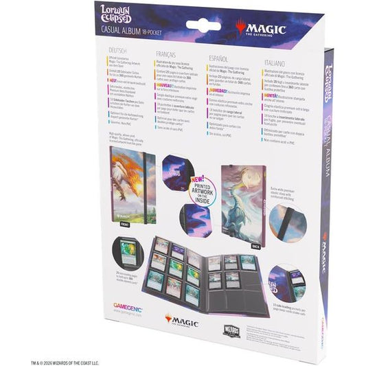 Gamegenic MTG Lorwyn Eclipsed Casual Album 18-Pocket Binder Eirdu, Carrier of Dawn/Isilu, Carrier of Twilight
