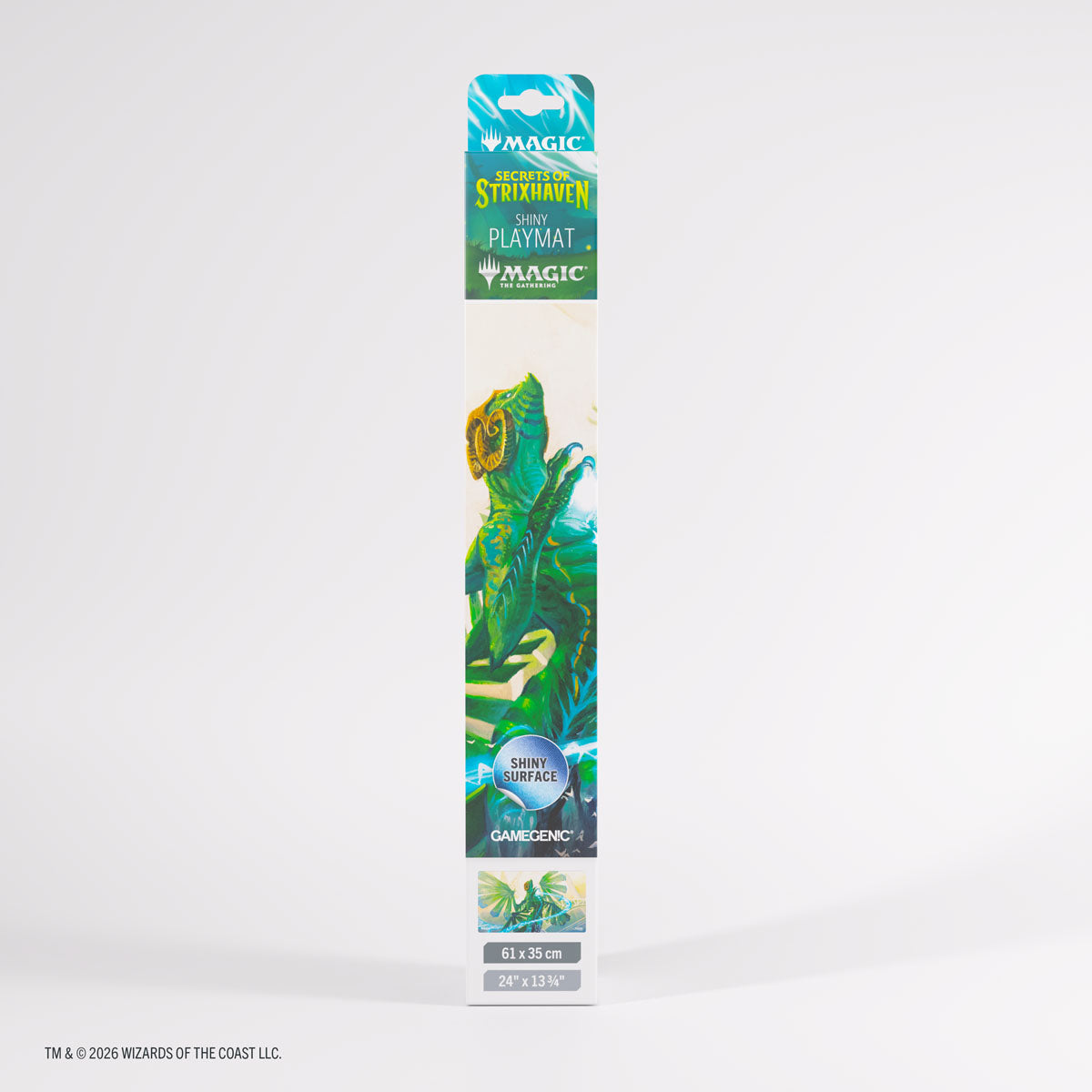 Premium-quality, full-color printed and officially licensed Shiny Playmats are an essential accessory for every dedicated gamer. Each playmat captures the immersive atmosphere of the game and brings it straight to your tabletop. With 2mm soft cushioning, it protects your cards from rough or dirty surfaces while providing a smooth and comfortable play experience. Innovation: These playmats feature an ultrafine shiny surface treatment that enhances the premium feel without compromising — and even improving —