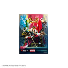 OFFICIAL MARVEL X MAGIC DESIGN: Premium card sleeves featuring officially licensed Loki artwork combining Marvel Super Heroes with Magic: The Gathering style.

PROTECTS VALUABLE CARDS: Durable sleeves help prevent bent corners, scratches, and wear during gameplay and shuffling.

TEXTURED MATTE SHUFFLE FEEL: Matte back and clear front provide smooth shuffling and excellent card visibility during play.

STANDARD CARD SIZE COMPATIBILITY: Optimized for Magic: The Gathering cards and compatible with other standa
