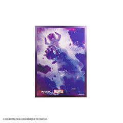OFFICIAL MARVEL X MAGIC DESIGN: Premium card sleeves featuring officially licensed Galactus Token artwork combining Marvel Super Heroes with Magic: The Gathering style.

PROTECTS VALUABLE CARDS: Durable sleeves help prevent bent corners, scratches, and wear during gameplay and shuffling.

TEXTURED MATTE SHUFFLE FEEL: Matte back and clear front provide smooth shuffling and excellent card visibility during play.

STANDARD CARD SIZE COMPATIBILITY: Optimized for Magic: The Gathering cards and compatible with ot