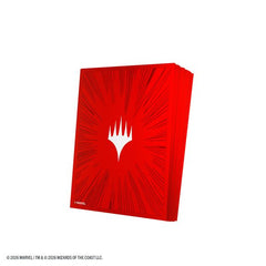 Gamegenic MTG Marvel Super Heroes Premium Double Sleeving Pack 100 Comic Burst Red