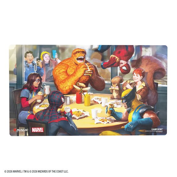 Premium-quality, full-color printed and officially licensed Prime Playmat; an essential accessory for every dedicated gamer.
Each playmat captures the game’s immersive atmosphere and brings it straight to your tabletop. With 2mm soft cushioning, it protects your cards from rough or dirty surfaces while offering a smooth and comfortable play experience. The ultrafine fabric surface ensures seamless card movement, while the anti-slip backing keeps the mat firmly in place during gameplay. Each playmat features