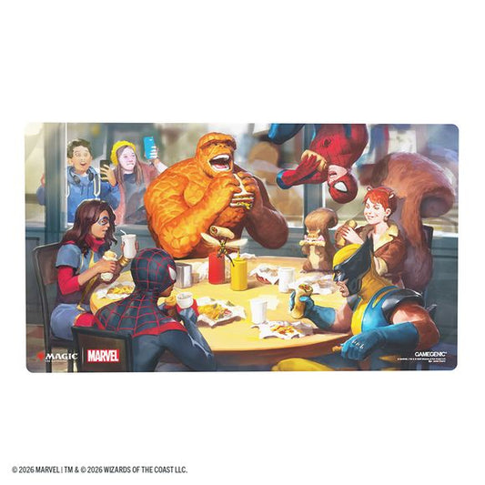 Premium-quality, full-color printed and officially licensed Prime Playmat; an essential accessory for every dedicated gamer.
Each playmat captures the game’s immersive atmosphere and brings it straight to your tabletop. With 2mm soft cushioning, it protects your cards from rough or dirty surfaces while offering a smooth and comfortable play experience. The ultrafine fabric surface ensures seamless card movement, while the anti-slip backing keeps the mat firmly in place during gameplay. Each playmat features