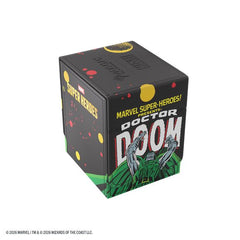 HOLDS 100+ DOUBLE-SLEEVED CARDS: Designed to store up to 100 double-sleeved cards even with extra thick inner sleeves, ideal for Commander decks.

CONVERTIBLE ACCESS SYSTEM: Fully removable lid clips onto the bottom of the box, saving table space and allowing convenient card access during gameplay.

SECURE MAGNETIC CLOSURE: Powerful magnets keep the deck box safely closed during storage and transport.

PREMIUM MATERIALS & ARTWORK: Features officially licensed Magic: The Gathering x Marvel Super Heroes artwo