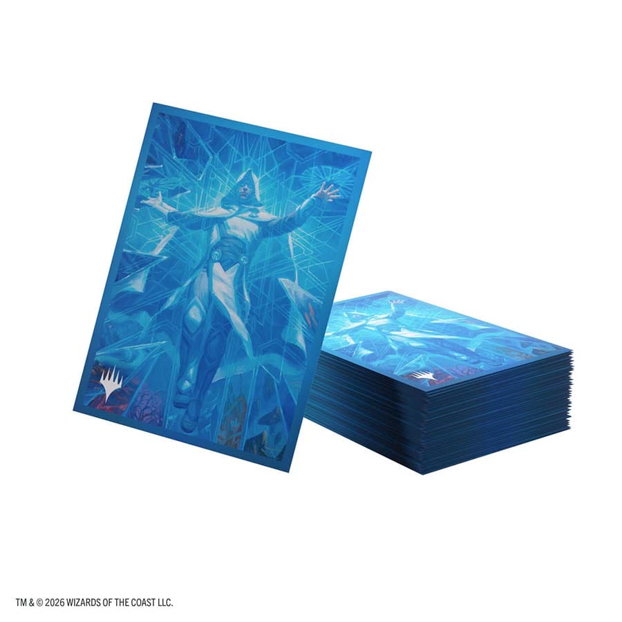 Protect your deck with Magic: The Gathering Reality Fracture Premium Art Sleeves featuring Overwrite the Multiverse. These officially licensed MTG card sleeves include 105 sleeves with vibrant full-color artwork and a textured matte back for a comfortable grip and smooth shuffling. The clear front keeps card faces easy to view while providing reliable protection during play and storage. Ideal for Commander, Standard, and other Magic formats, these premium sleeves come in plastic-free full-art packaging with