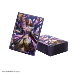 Protect your deck with Magic: The Gathering Reality Fracture Premium Art Sleeves featuring Return to the Light Realms. These officially licensed MTG card sleeves include 105 sleeves with vibrant full-color artwork and a textured matte back for a comfortable grip and smooth shuffling. The clear front keeps card faces easy to view while providing reliable protection during play and storage. Ideal for Commander, Standard, and other Magic formats, these premium sleeves come in plastic-free full-art packaging wi