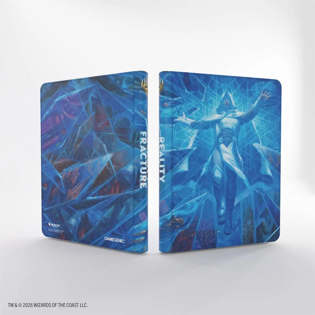 Protect and organize your Magic: The Gathering collection with the Reality Fracture Zip-Up Album 18-Pocket – Overwrite the Multiverse. This officially licensed MTG card binder features 20 pages with 18 side-loading pockets per page, holding up to 360 standard-size trading cards, including double-sleeved cards. The rigid reinforced cover helps prevent warping, while the full zipper closure keeps cards secure. Finished with vibrant Magic: The Gathering artwork and a hot-stamped logo, this premium trading card