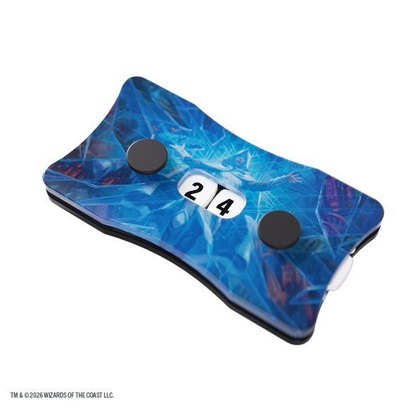 Easily track your life points with the premium acrylic Double Life Counter. Fully covered in officially licensed artwork from the game, it lets players easily track their life points from 0 to 99. With a single turn of each wheel, the numbers are perfectly centered. The dial sensitivity can be adjusted to fit each player’s individual needs. No need to assemble, as the Double Life Counter is a ready-to-play product.