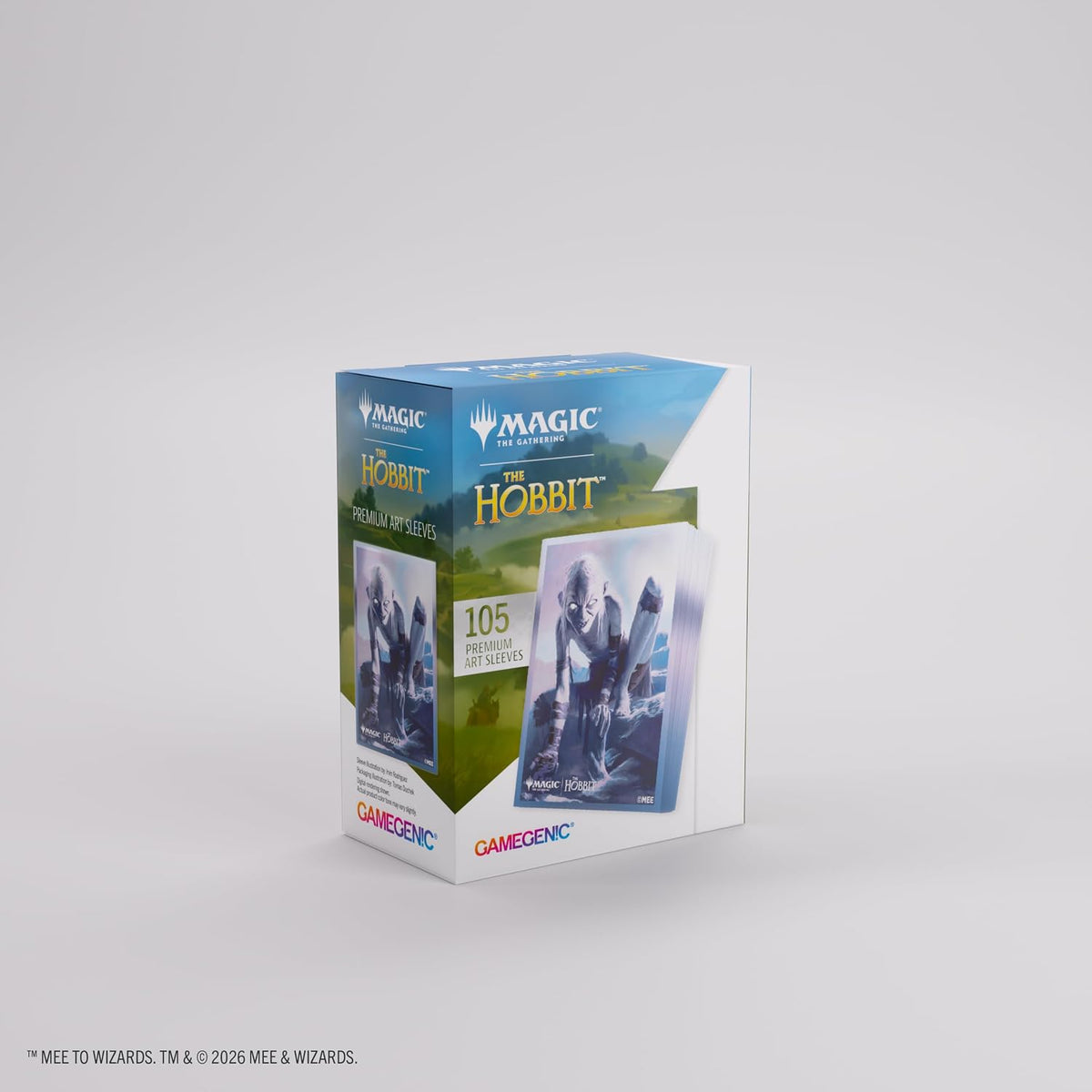 These premium-quality, full-color printed Art Sleeves with textured finish are a must-have for every fan of the game. The matte back and clear front provide an exceptional tactile feel and an incredibly smooth shuffle experience. Each pack includes 105 sleeves and comes in fully plastic-free full-art packaging with a retractable hanger.