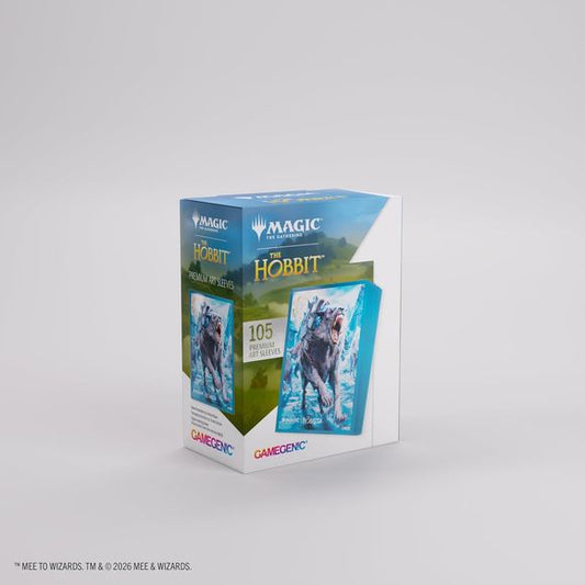 These premium-quality, full-color printed Art Sleeves with textured finish are a must-have for every fan of the game. The matte back and clear front provide an exceptional tactile feel and an incredibly smooth shuffle experience. Each pack includes 105 sleeves and comes in fully plastic-free full-art packaging with a retractable hanger.