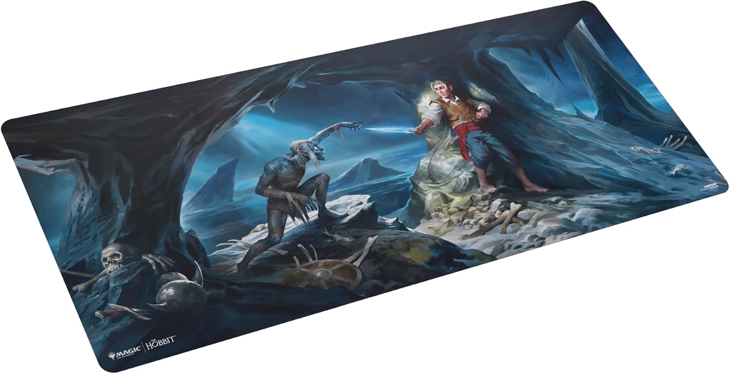 The extra-large premium quality, full color printed, and officially licensed Prime Table-sized Playmat 6ft will let players dive right into the new set straight from the gaming table!
The special format, designed to deck out a whole table, features stunning artwork from the set.
The playmat has soft cushioning, flat stitching, and an ultra-fine surface for smooth gameplay. Its non-slip backing and table size format provide ample space for decks and accessories, allowing multiple players to play on it head-t