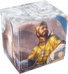 The Sidekick PRO 100+ XL is a premium deck box featuring officially licensed artwork in 2 designs from the game.


Designed for functionality and style, it holds 100+ double-sleeved cards in a sideloading position, with additional space for tokens and a UV-protected Slide Card Case at the front. The Slide Card Case is seamlessly integrated into the front of the box and can be removed for use during gameplay, allowing players to display their Commander card while keeping it fully protected at all times.



A
