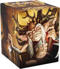 The market’s only rock-solid deck box featuring a rear clear window that lets you show off your top card or Commander without opening it. Truly one of a kind.

An exclusive innovation that puts the Bastion 100+ XL in a category of its own. Covered in officially licensed artwork from the game, this rock-solid deck box will keep 100+ double-sleeved cards securely stored.