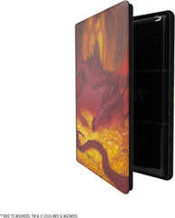 Gamegenic MTG The Hobbit Zip-Up Album 18-Pocket Binder - Smaug's MOX Amber