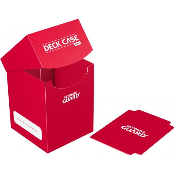 Ultimate Guard Deck Case 100+ Standard Size Red Card Box | Galactic Toys & Collectibles