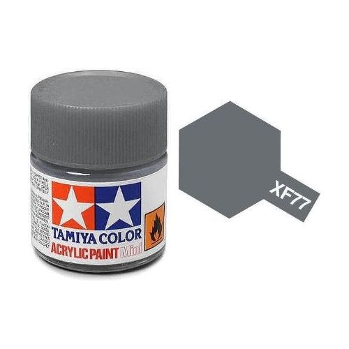 Tamiya Acrylic Paints are made from water-soluble acrylic resins and are excellent for either brush or spray painting. These paints can be used on styrol resins, styrofoam, wood, plus all of the common model plastics. The paint covers well, flows smoothly with no blushing or fading, and can be blended easily. 10ml screw top bottle. 

Proper ratio for paint thickness differs according to weather conditions. Rough guidelines of thinning ratio is 2:1-3:1 ( Tamiya Acrylic paint : thinner).

Continental US S