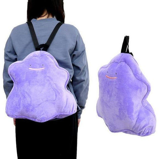 Maruyoshi Pokemon Ditto 15-inch Stuffed Bag Backpack | Galactic Toys & Collectibles