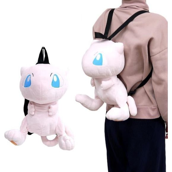 Maruyoshi Pokemon Mew 15-inch Stuffed Plush Bag Backpack | Galactic Toys & Collectibles