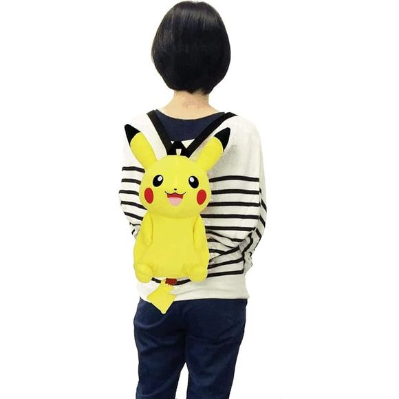 Maruyoshi Pokemon Pikachu 15-inch Stuffed Bag Backpack | Galactic Toys & Collectibles