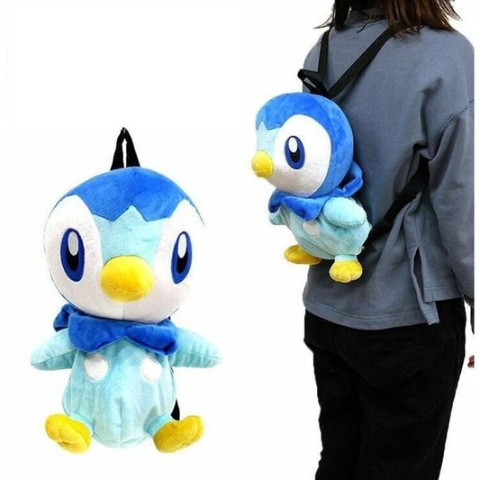 Maruyoshi Pokemon Piplup 14-inch Stuffed Bag Backpack | Galactic Toys & Collectibles
