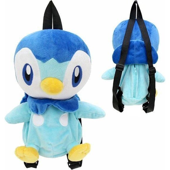 Maruyoshi Pokemon Piplup 14-inch Stuffed Plush Bag Backpack | Galactic Toys & Collectibles