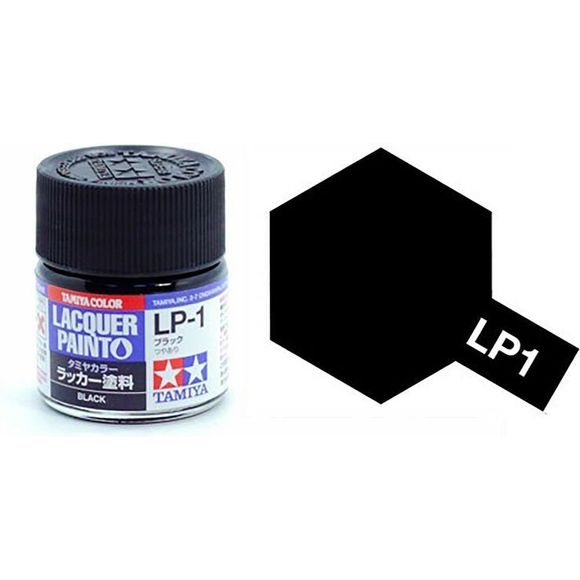 Tamiya 82101 LP-1 Black Lacquer Paint 10ml | Galactic Toys & Collectibles