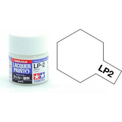 Tamiya 82102 LP-2 White Lacquer Paint 10ml | Galactic Toys & Collectibles