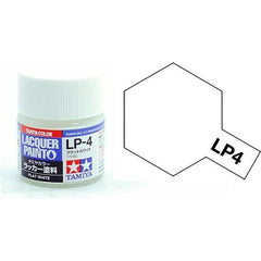 Tamiya 82104 LP-4 Flat White Lacquer Paint 10ml | Galactic Toys & Collectibles