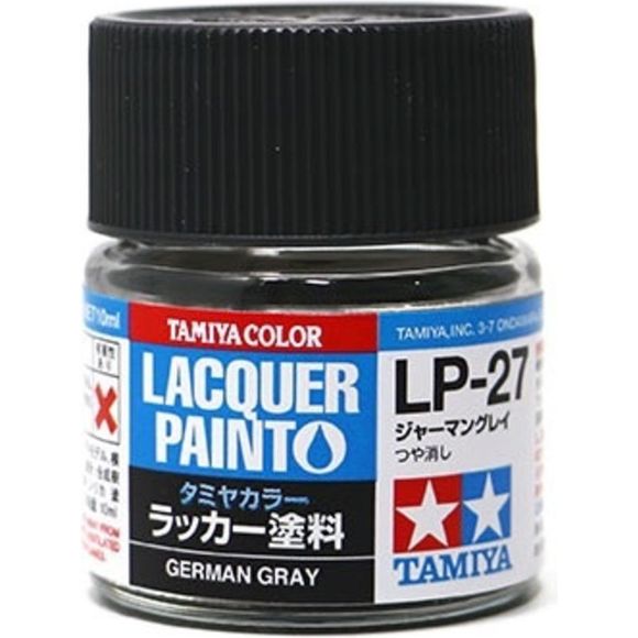 Tamiya 82127 LP-27 German Gray Lacquer Paint 10ml | Galactic Toys & Collectibles