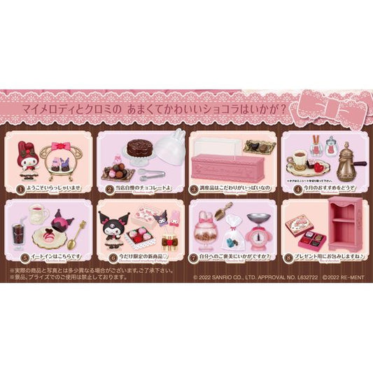 Re-Ment Sanrio: Chocolatier My Melody - Full Set of 8 | Galactic Toys & Collectibles