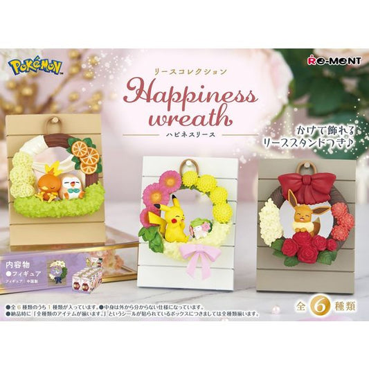 Re-Ment Pokemon Wreath Collection Happiness - 1 Random Figure