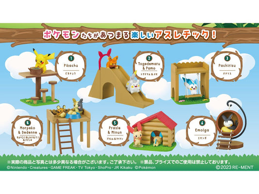 Re-Ment Pokemon Forest Playground - Full Set of 6