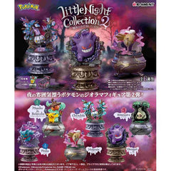 Re-Ment brings us their second lineup of "Pokemon" figures with a night world theme! There are six different Pokemon that are perfect for the night to collect and trade; you'll get one at random.

[Lineup]:

Pikachu & Pumpkaboo
Chandelure
Duskull
Misdreavus
Shedinja
Gengar