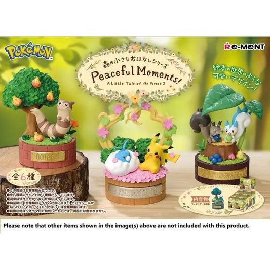 Re-Ment Pokemon Little Forest Peaceful Moments Figure Collection - 1 Random