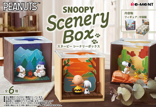 Re-Ment Peanuts: Snoopy Scenery Box - Full case of 6
