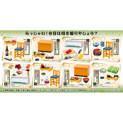 Re-Ment Petite Sample Herzhaftes Sushi-Restaurant in der Innenstadt - 1 Zufallsbox