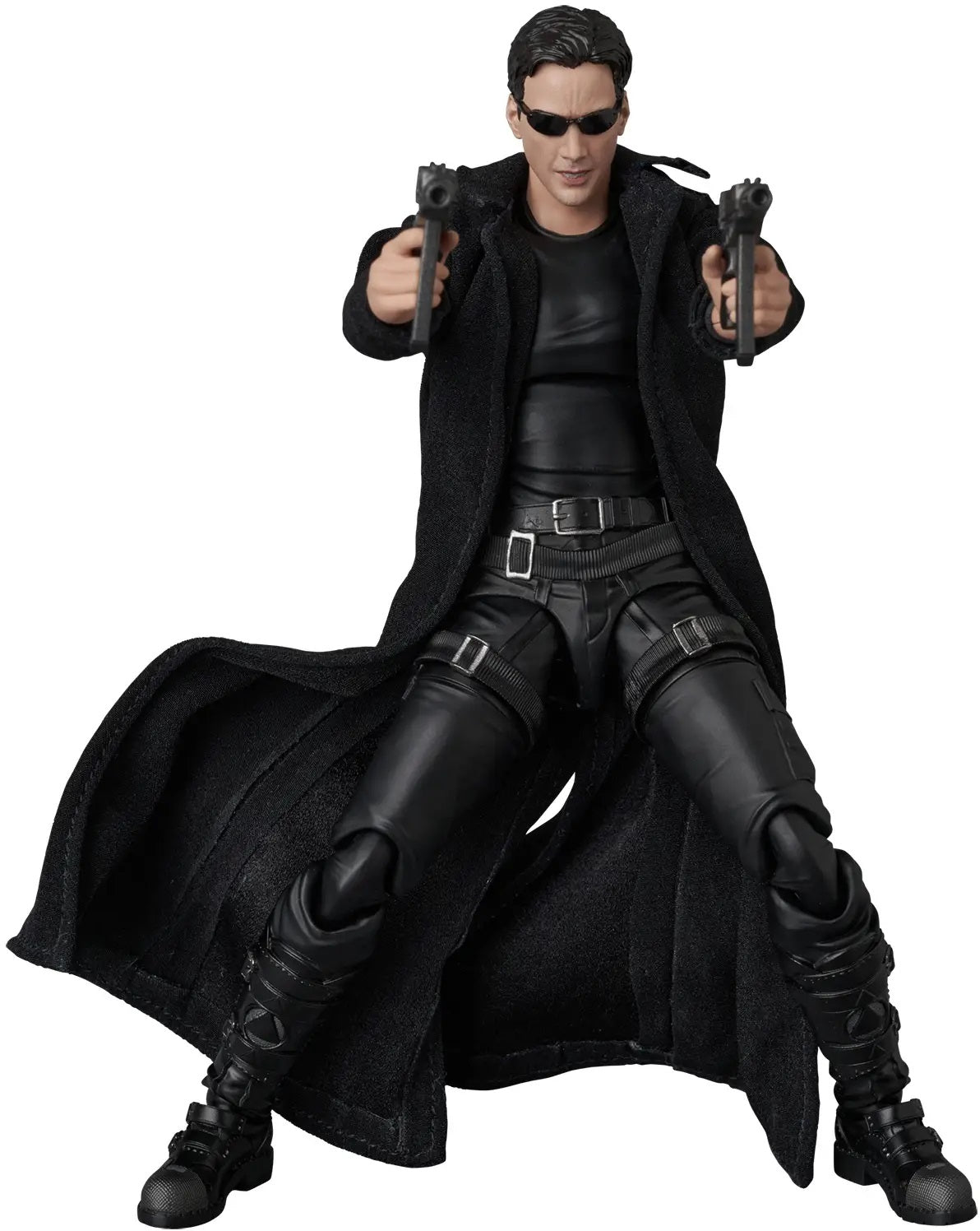 <p><strong>PRE-ORDER: Expected to ship in August-September of 2027.</strong></p>

<p>From the groundbreaking 1999 film <em>The Matrix</em> comes <strong>Neo</strong> as MAFEX No.332 from Medicom Toy!</p>

<p>Inspired by Neo's iconic lobby shootout appearance, this highly articulated action figure features detailed sculpting, premium articulation, and an extensive selection of weapons and accessories for recreating some of the film's most memorable action scenes.</p>

<p>Neo includes <strong>three interchang