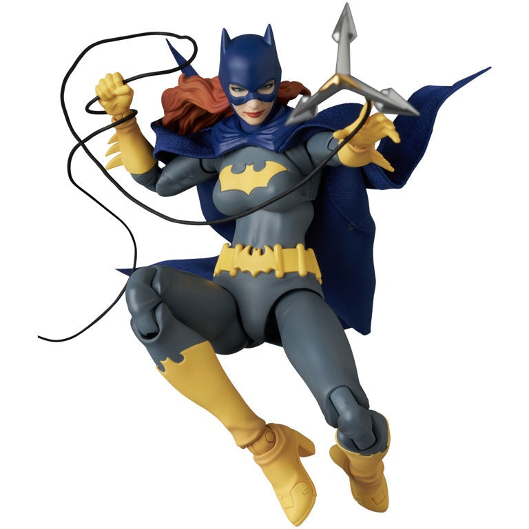 <p><strong>PRE-ORDER: Expected to ship in August-September of 2027.</strong></p>

<p>From the acclaimed DC Comics storyline <em>Batman: Hush</em> comes <strong>Batgirl Recollection Ver.</strong> as MAFEX No.334 from Medicom Toy!</p>

<p>Standing approximately <strong>5.9 inches (15 cm) tall</strong>, Batgirl is recreated in her classic blue, gray, and yellow costume with the detailed sculpting and extensive articulation expected from the MAFEX action figure series.</p>

<p>The figure includes <strong>two in