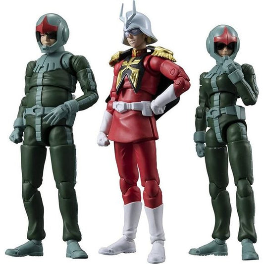 MegaHouse Mobile Suit Gundam G.M.G. Principality of Zeon Standard Infantry Soldier and Char Aznable - 1 Figure | Galactic Toys & Collectibles
