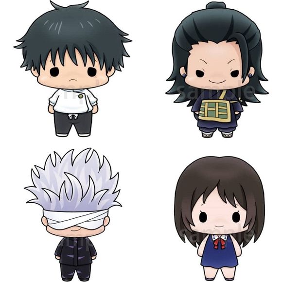 The Chokorin line continues with adorable figures from the anime movie, Jujutsu Kaisen 0! Check out these Jujutsu Kaisen 0 movie Chokorin Mascot figures.