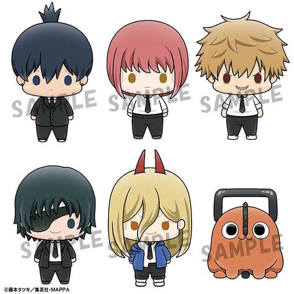 Megahouse Chainsaw Man Chokorin Mascot Boxed Set of 6 Figures | Galactic Toys & Collectibles