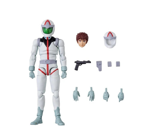 (PRE-ORDER: JUN 2027) Megahouse Mobile Suit Gundam G.M.G. Collection 09 Earth Federation Amuro Ray Normal Suit Ver. Action Figure (Reissue)