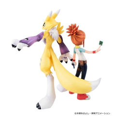 (PRE-ORDER: JUN 2027) Megahouse Digimon Tamers G.E.M. Series Renamon & Ruki Makino Figure Set (Reissue)