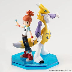 (PRE-ORDER: JUN 2027) Megahouse Digimon Tamers G.E.M. Series Renamon & Ruki Makino Figure Set (Reissue)