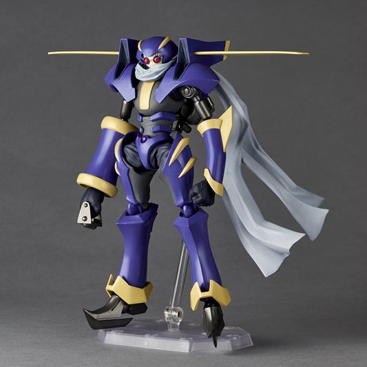 <p>Bring one of Yusei Fudo's most iconic monsters to your collection with the <strong>Kaiyodo Revoltech Junk Warrior</strong> action figure from <strong>Yu-Gi-Oh! 5D's</strong>!</p>

<p>Junk Warrior's streamlined armor and powerful silhouette have been faithfully recreated in an impressive articulated figure standing approximately 7.9 inches tall. Kaiyodo's Revoltech articulation allows for a wide range of dynamic poses inspired by Junk Warrior's appearances throughout the series.</p>

<p>Detailed paintwork