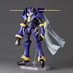 <p>Bring one of Yusei Fudo's most iconic monsters to your collection with the <strong>Kaiyodo Revoltech Junk Warrior</strong> action figure from <strong>Yu-Gi-Oh! 5D's</strong>!</p>

<p>Junk Warrior's streamlined armor and powerful silhouette have been faithfully recreated in an impressive articulated figure standing approximately 7.9 inches tall. Kaiyodo's Revoltech articulation allows for a wide range of dynamic poses inspired by Junk Warrior's appearances throughout the series.</p>

<p>Detailed paintwork