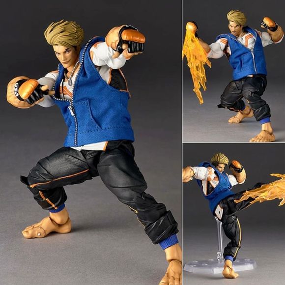 <p>Bring the next generation of <em>Street Fighter</em> into your collection with <strong>Luke</strong> from <em>Street Fighter 6</em>, joining Kaiyodo's highly articulated <strong>Revoltech Amazing Yamaguchi</strong> series!</p>

<p>Luke's muscular build and modern <em>Street Fighter 6</em> appearance are recreated with detailed sculpting, real cloth costume elements, and Kaiyodo's signature articulation engineering. His sleeveless hooded vest is tailored specifically for the figure, allowing Luke to maint