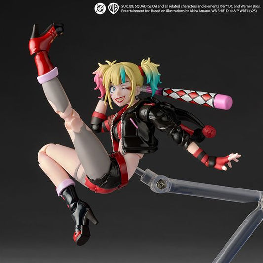 Kaiyodo Batman Suicide Squad Revoltech Amazing Yamaguchi Harley Quinn ISEKAI Ver. Action Figure