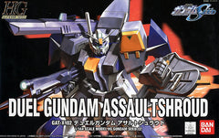 Bandai 1/144 HG Duel Gundam Assaultshroud (Gundam Seed). Assembly Required.