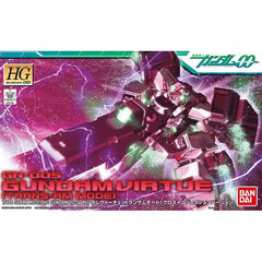 Tieria's heavily armored and immensely powerful Gundam Virtue from the first season of "Mobile Suit Gundam 00" is back once again in Bandai's HG lineup, this time molded in sharp gloss injection plastic in colors that mimic its Trans-Am mode color scheme seen in the show! Similar to the 2007-released HG Gundam Virtue but with a different color scheme, it will be articulated with plenty of polycap joints upon completion. Its GN cannon can be moved into firing position behind each shoulder, while the GN bazoo